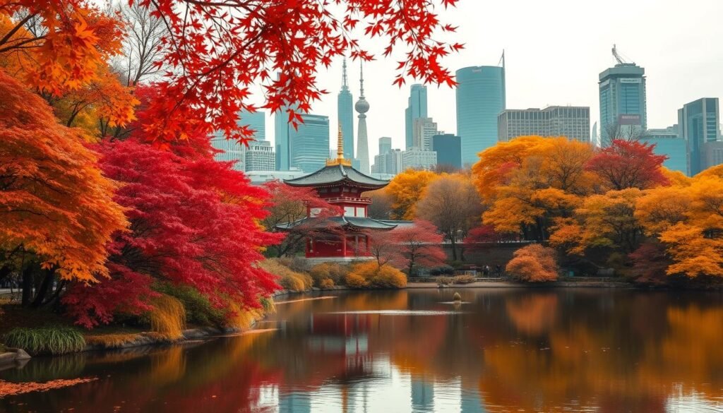 autumn foliage in Tokyo autumn foliage in Tokyo