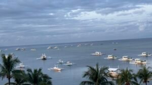 Sea view from Solea Coast Resort in Panglao Island, Bohol