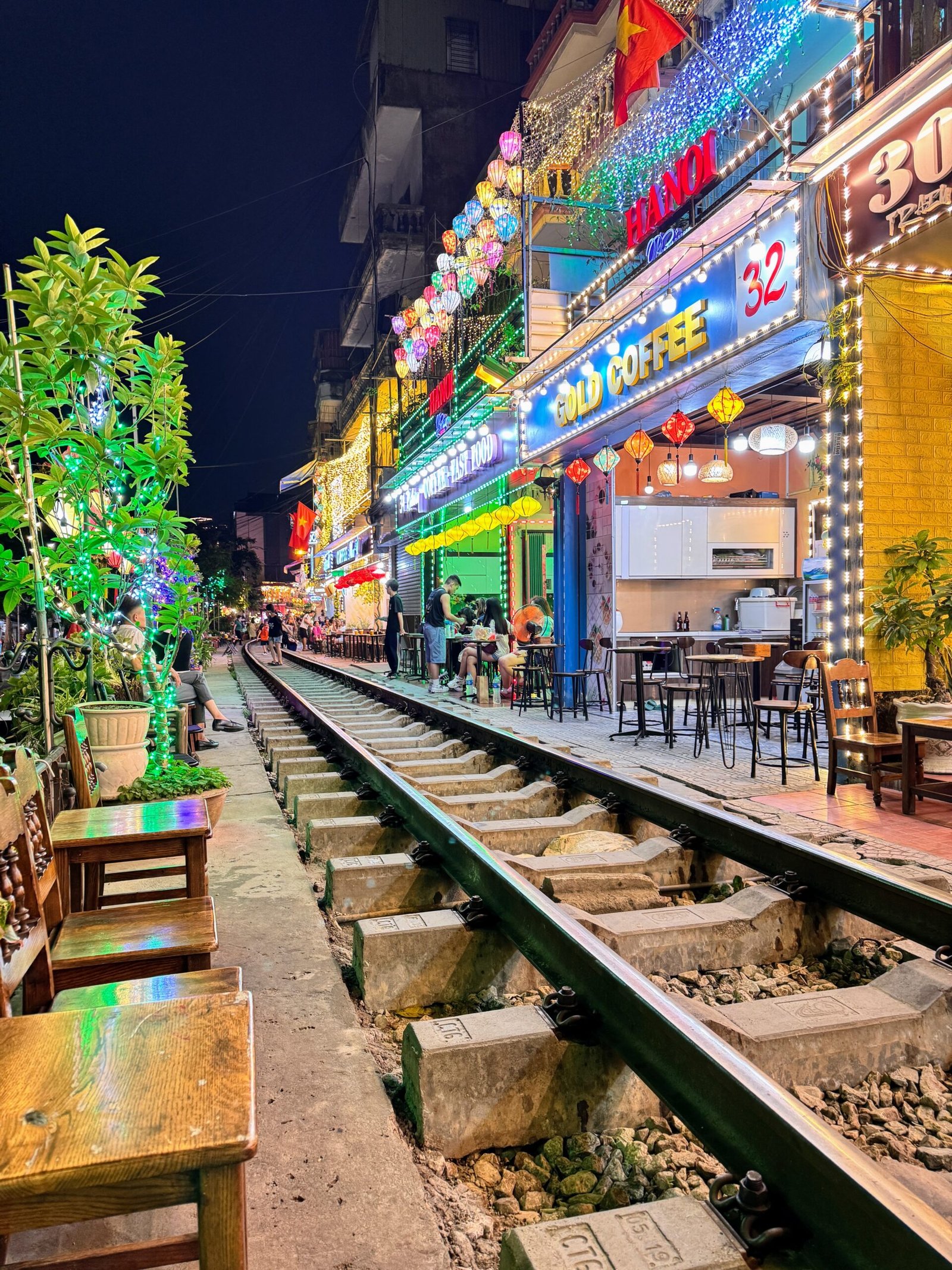 Train Street in Hanoi Vietnam