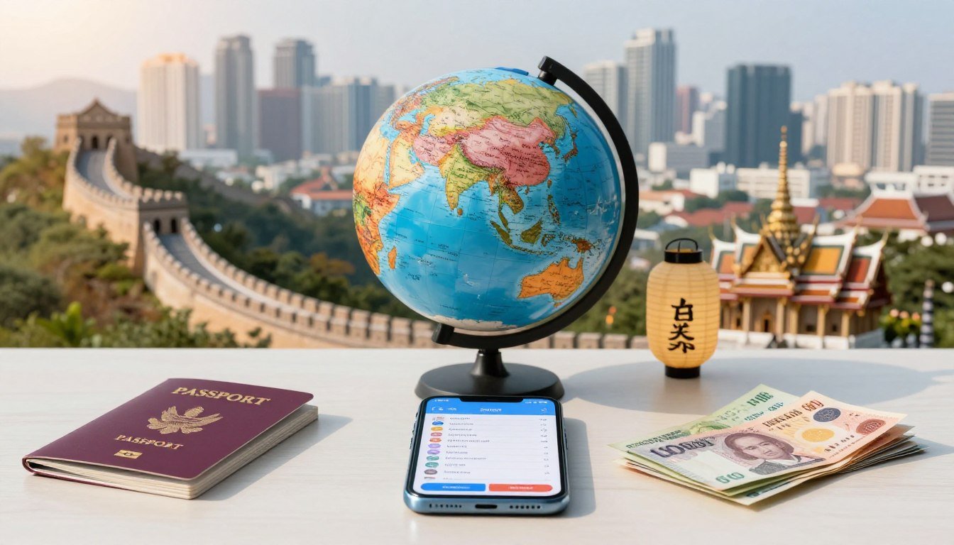 asia daily travel cost