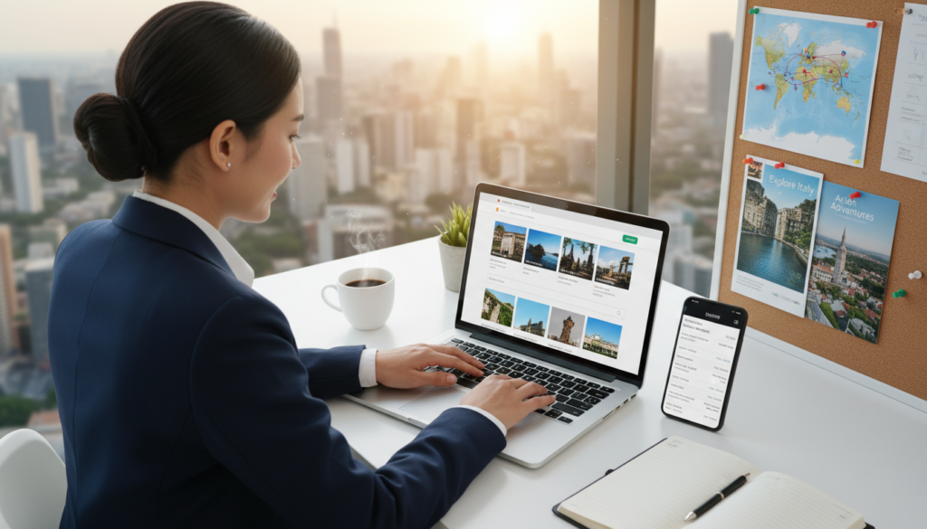 international trip booking order