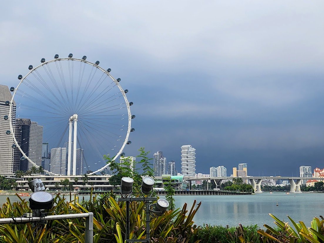 Gardens by the Bay Singapore view Gardens by the Bay Singapore view