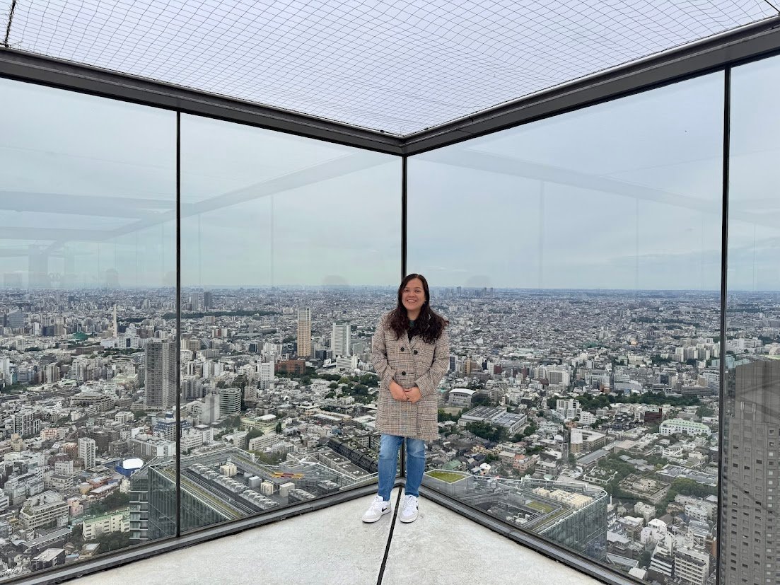 Imee at Shibuya Sky in Tokyo